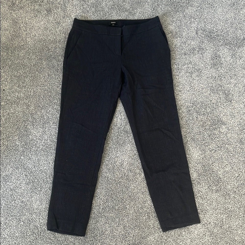Theory Blue Wool Trousers